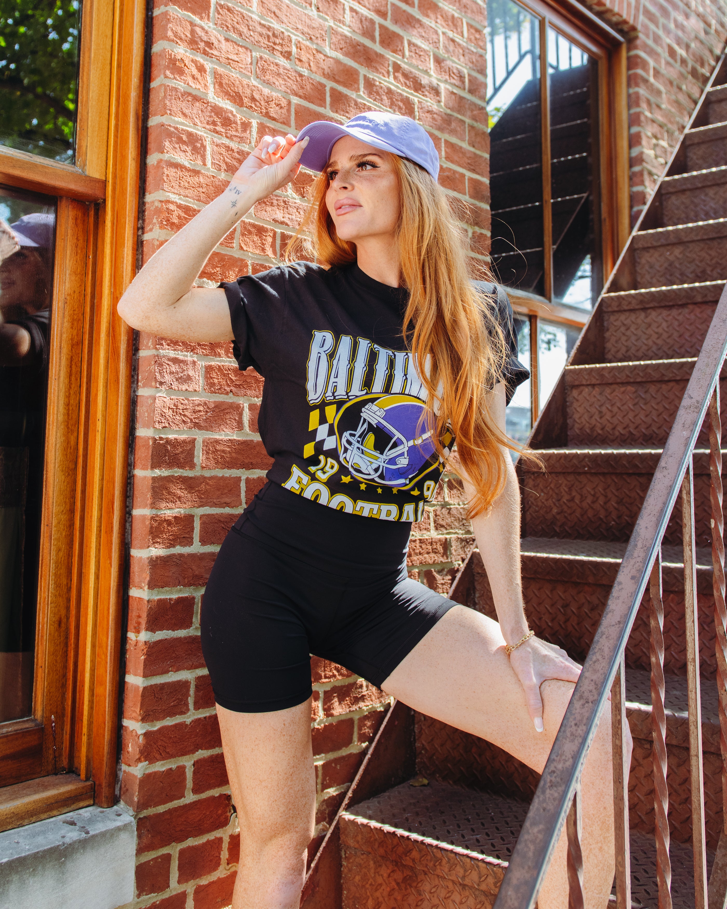 Baltimore Babe Tee by Brightside Extra-Large / Purple