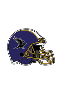 Brightside x R1A Purple Football Helmet Patch