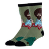 Painting Bob Ross Crew Socks