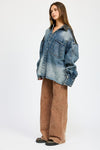 Trendsetter Oversized Denim Jacket