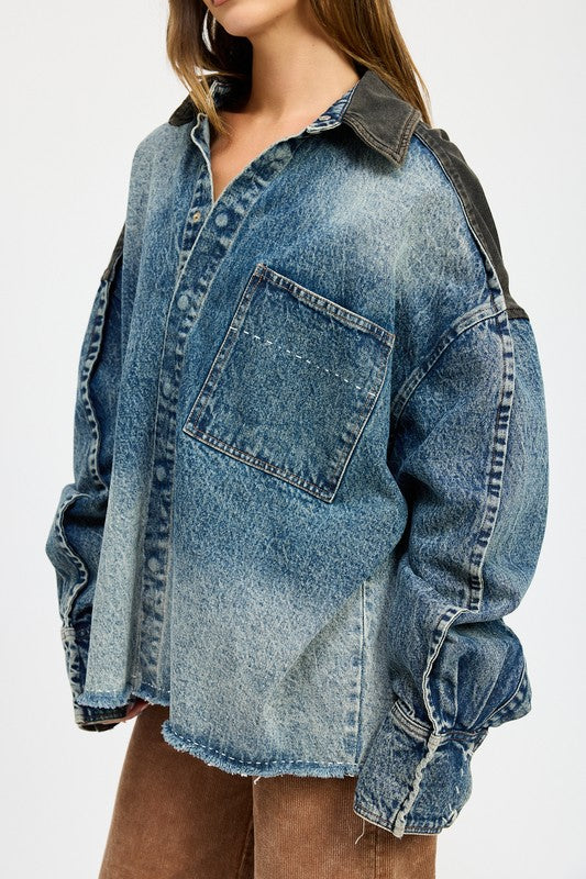 Trendsetter Oversized Denim Jacket