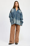 Trendsetter Oversized Denim Jacket