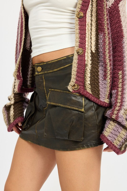 Bohemian Vintage Mini Skirt