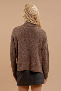 Café Mocha Cozy Turtleneck