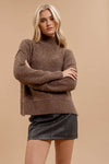 Café Mocha Cozy Turtleneck