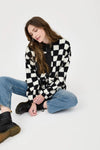 Checkered Fleece Jacket