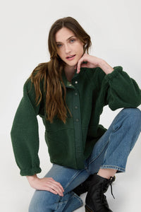 Buttoned Bliss Fleece Jacket