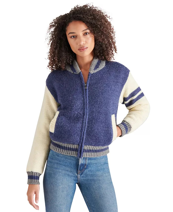 Steve Madden Fernando Varsity Sweater Jacket