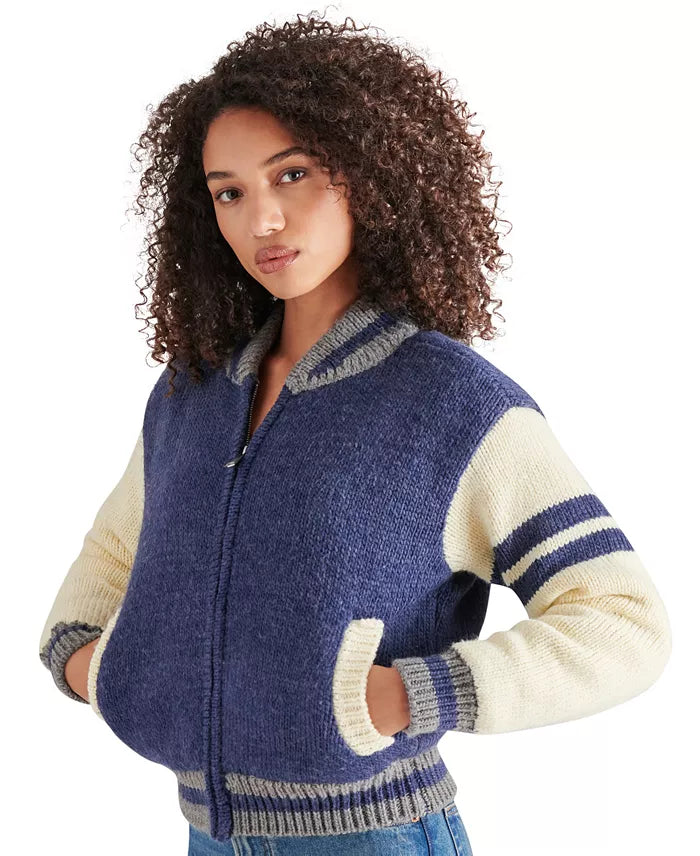 Steve Madden Fernando Varsity Sweater Jacket