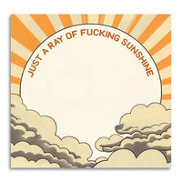 Ray of Sunshine Sticky Note Pad