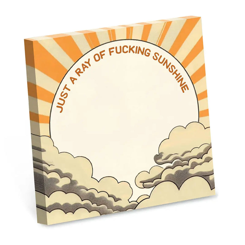 Ray of Sunshine Sticky Note Pad