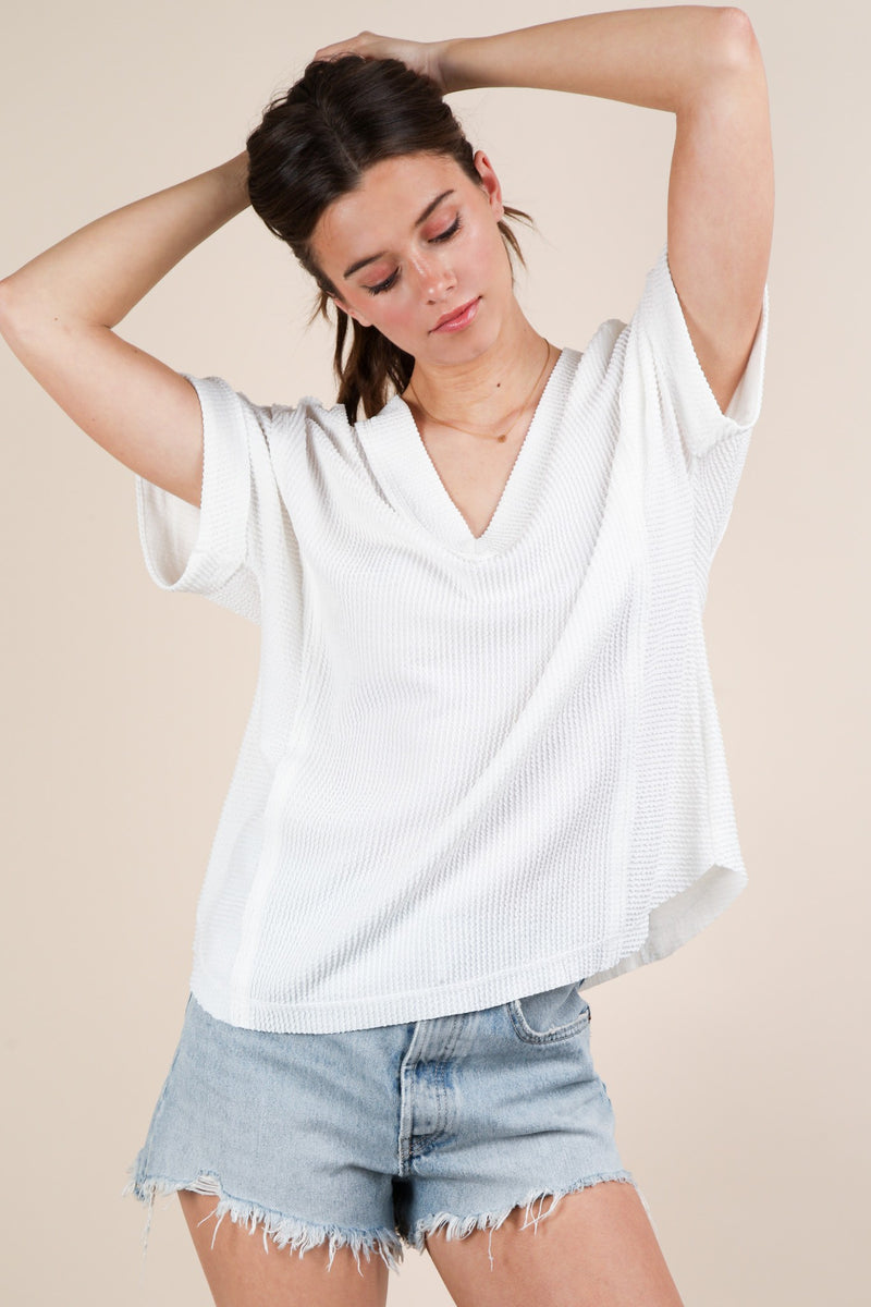 Sunday Soft Ribbed Knit Top