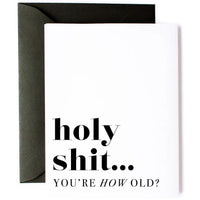 You're How Old Birthday Card