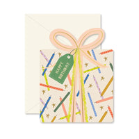 Birthday Gift Star Candles Birthday Card