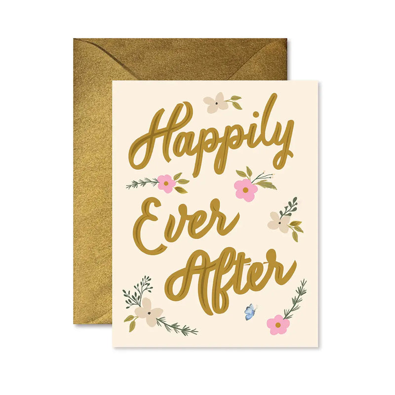 Happily Ever After Wedding Card