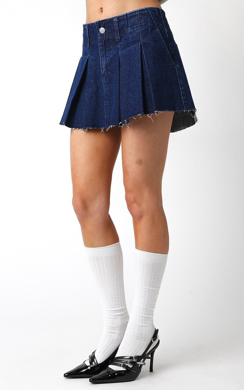 Ava Denim Mini Skirt