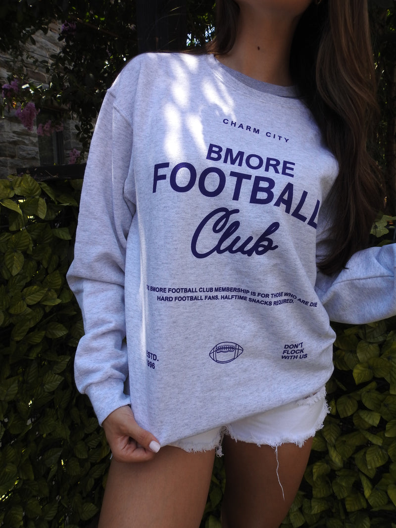 Brightside The Label BMORE Football Club Crewneck