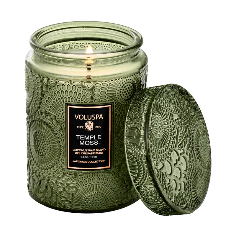 Voluspa Temple Moss Candle