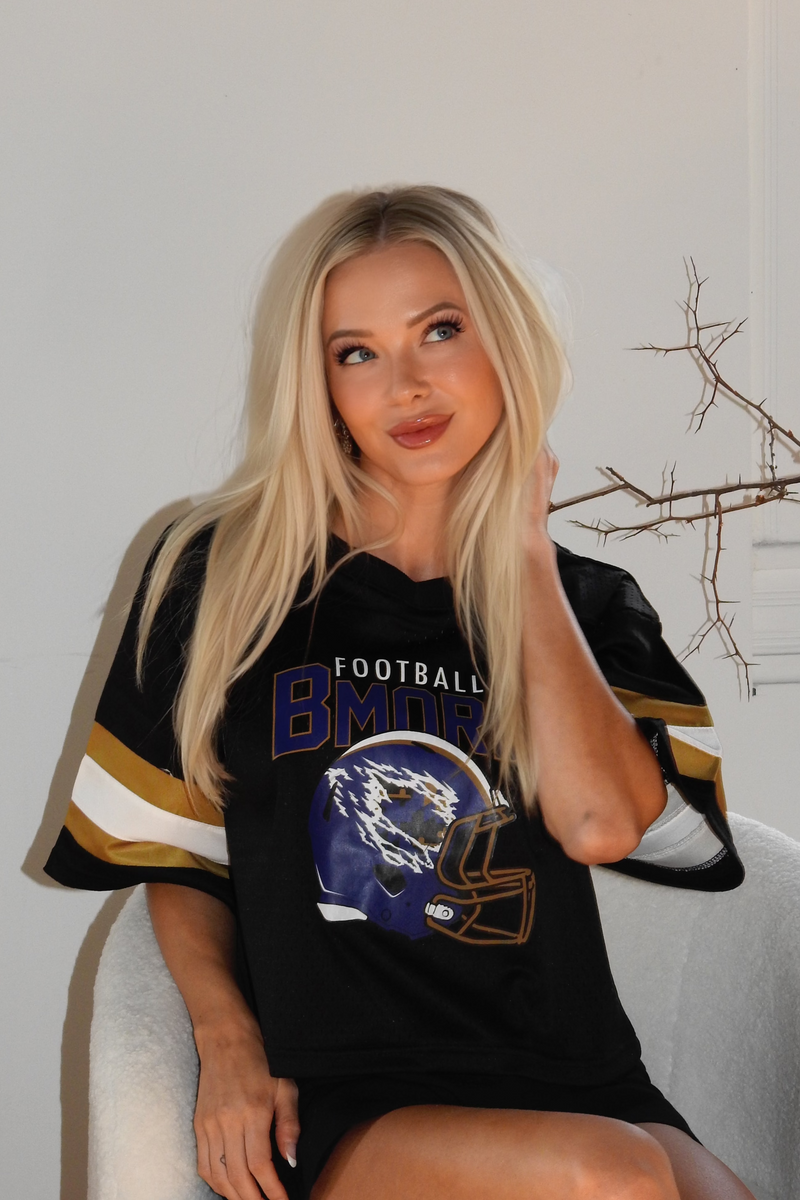 Brightside x R1A BMORE Cropped Football Jersey