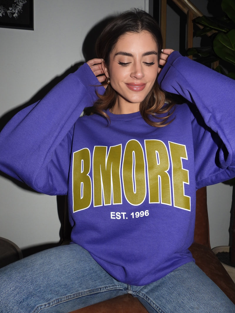 Bmore Varsity Crewneck Sweatshirt by Brightside