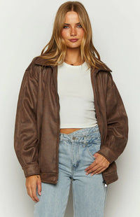 Urban Cowboy Suede Bomber Jacket