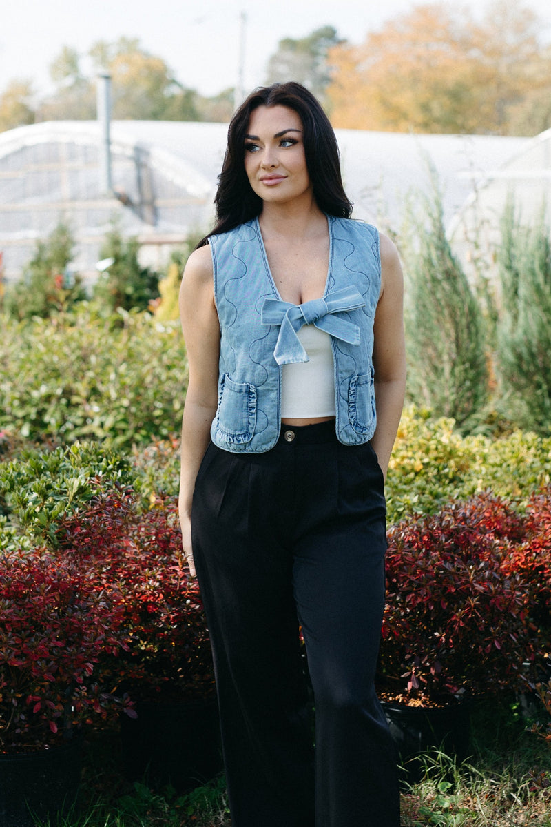 Denim Darling Vest