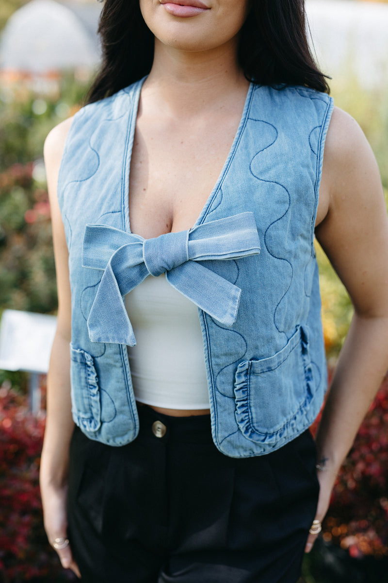 Denim Darling Vest