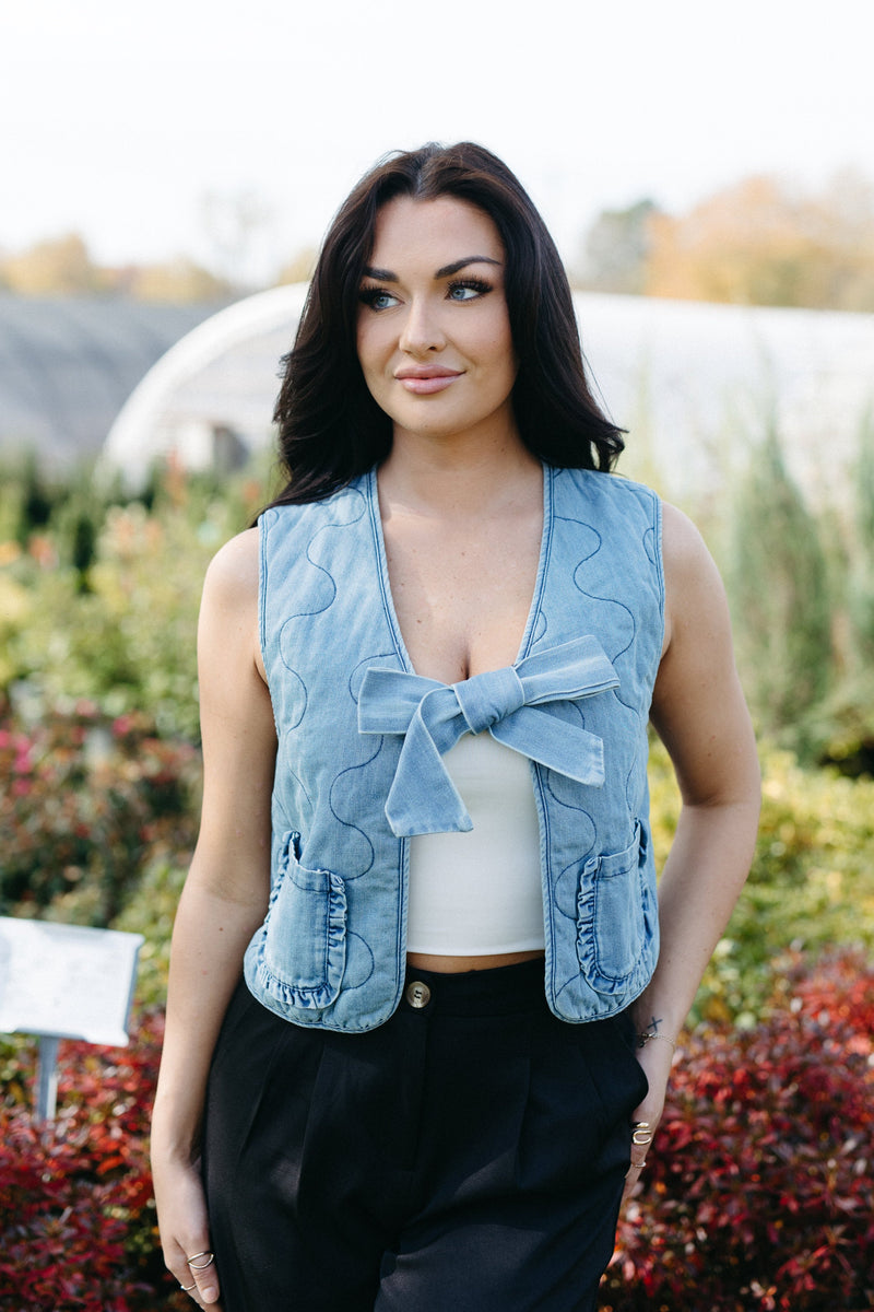 Denim Darling Vest