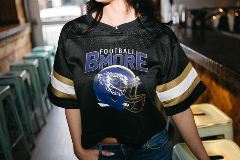 Brightside x R1A BMORE Cropped Football Jersey