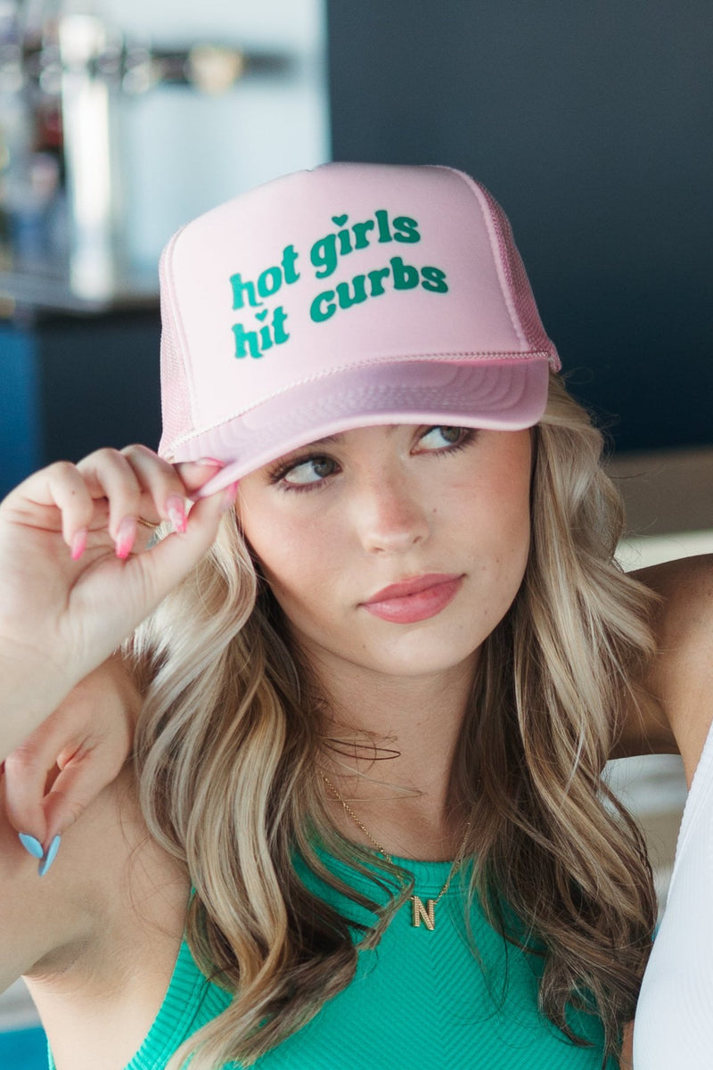 Hot Girls Hit Curbs Trucker Hat