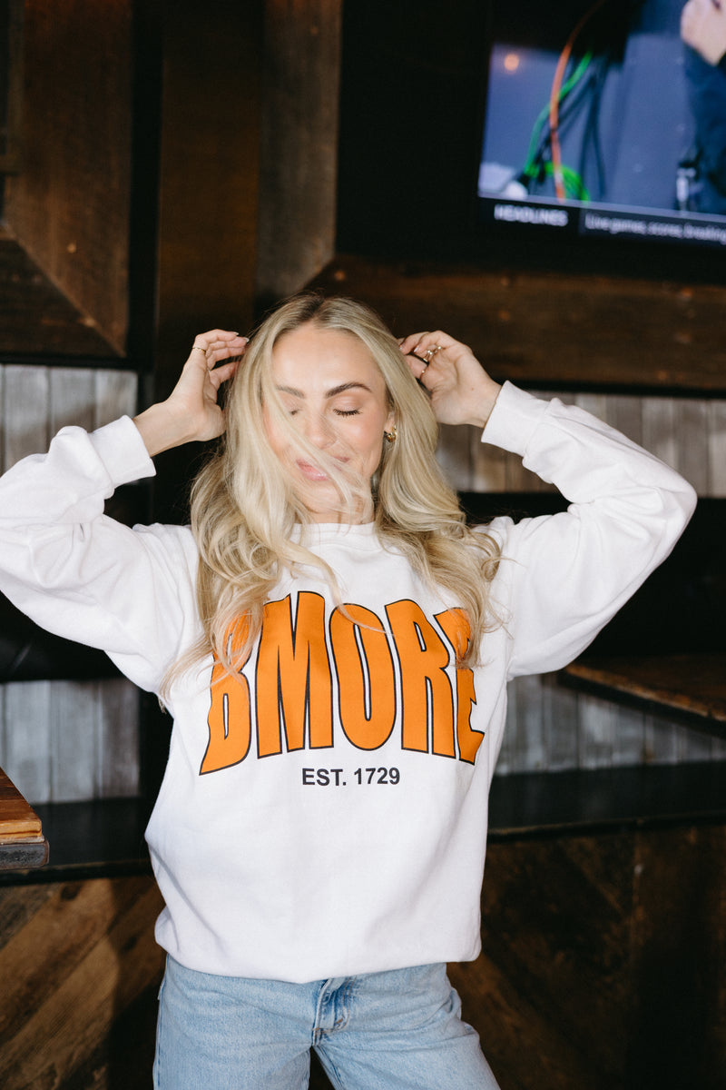 Bmore Varsity Crewneck Sweatshirt by Brightside