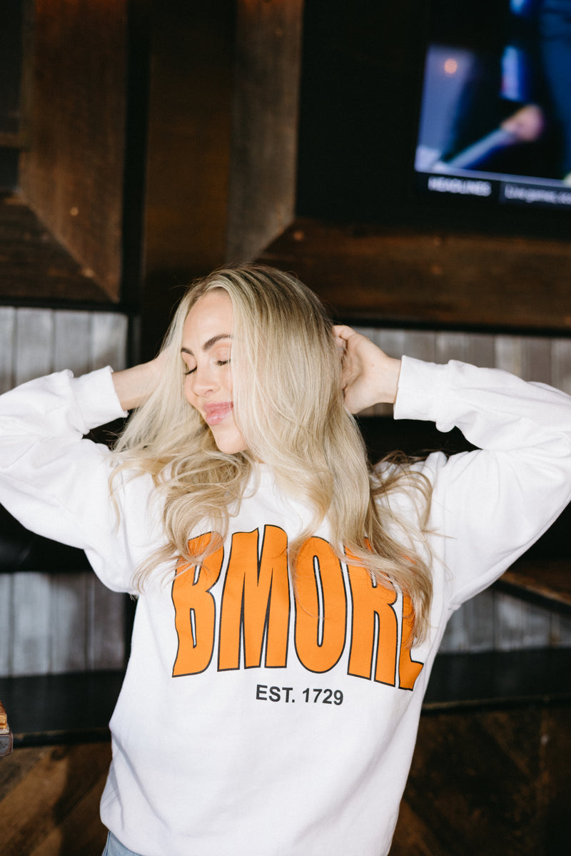 Bmore Varsity Crewneck Sweatshirt by Brightside