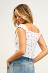 Polly Floral Top