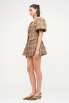 Aria Plaid Mini Skirt