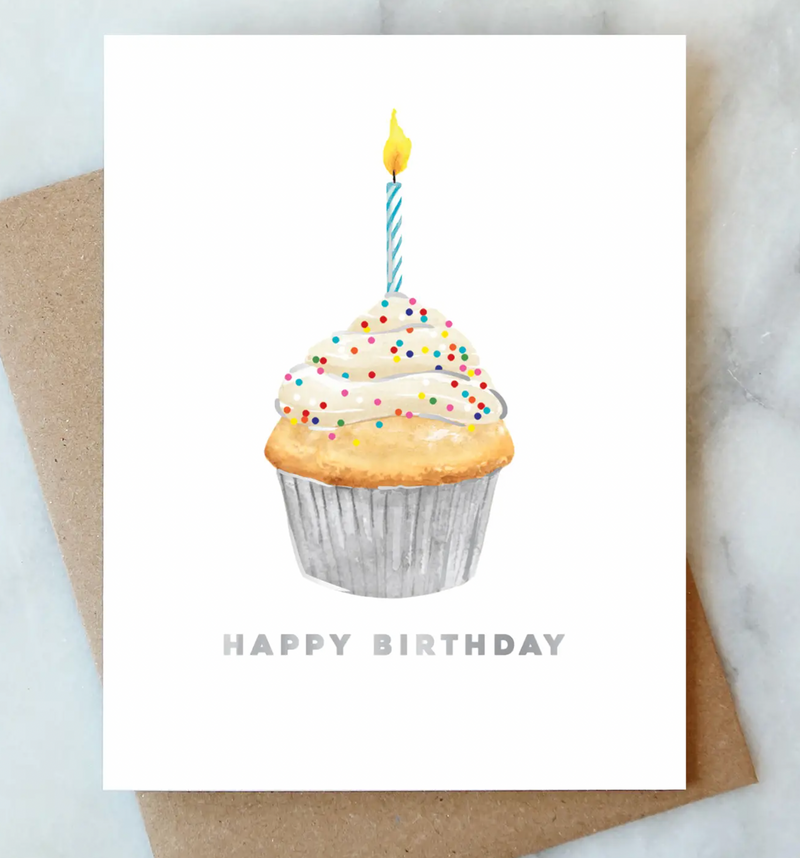 Cupcake Birthday Card