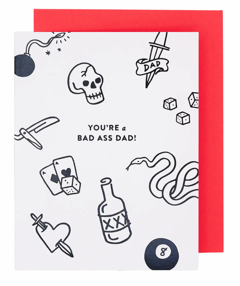 Bad Ass Dad Card