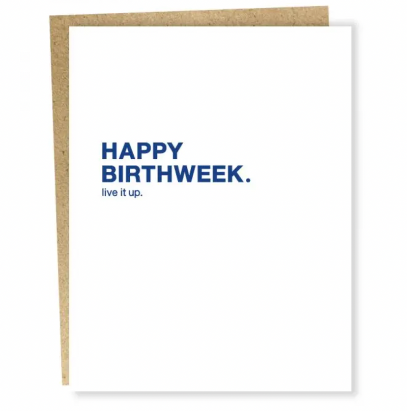 Birthweek Card