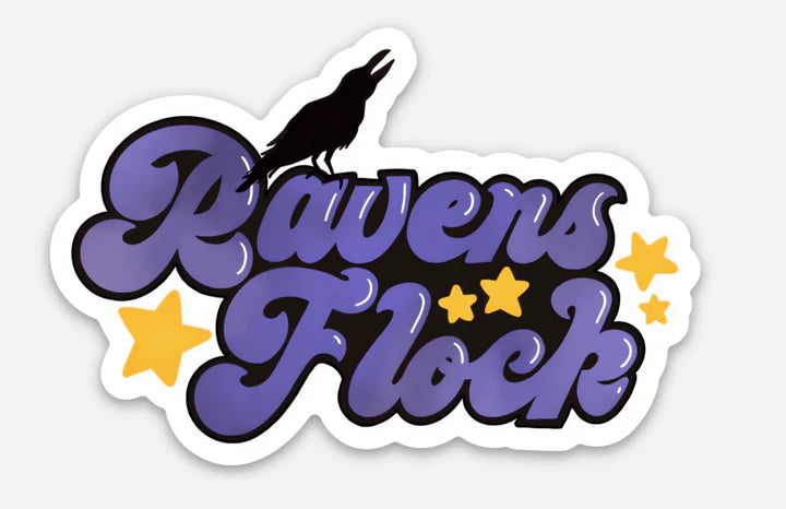 Baltimore Ravens Flock Sticker