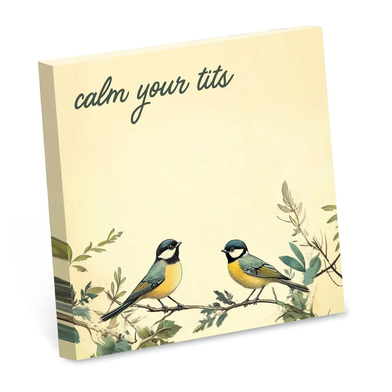 Calm Your Tits Sticky Note Pad