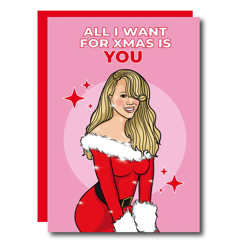 All I Want For Christmas Is You Mariah Carey Card