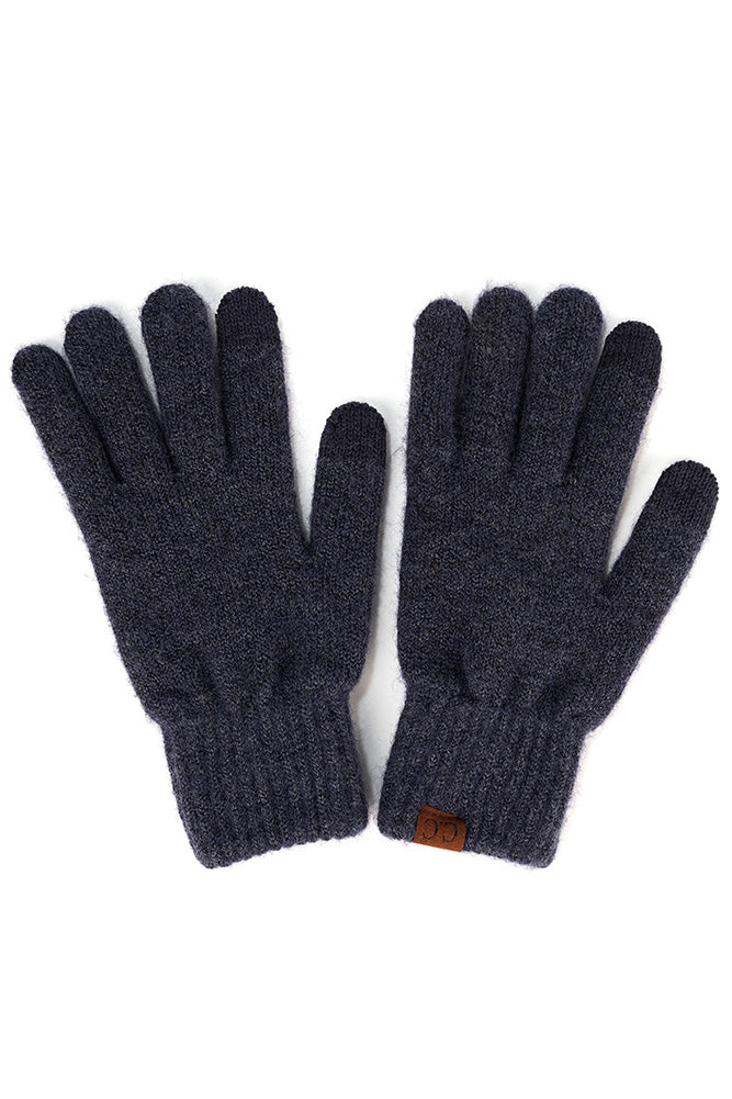 Heather Knit Gloves