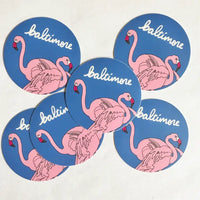 Baltimore Flamingo Sticker