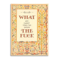 What the Fuck Sympathy Card