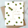 Martini Olives Birthday Birthday Card