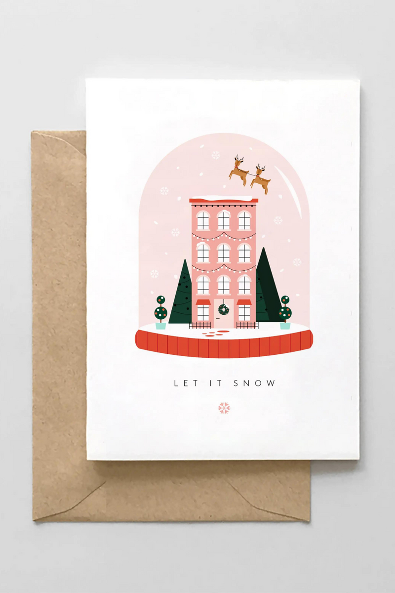 Let It Snow Greeting Card