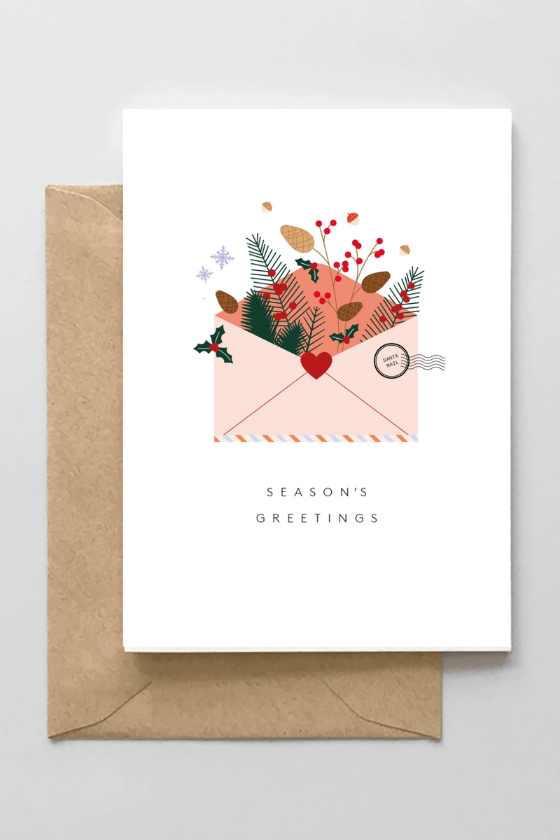 Santa Mail Greeting Card