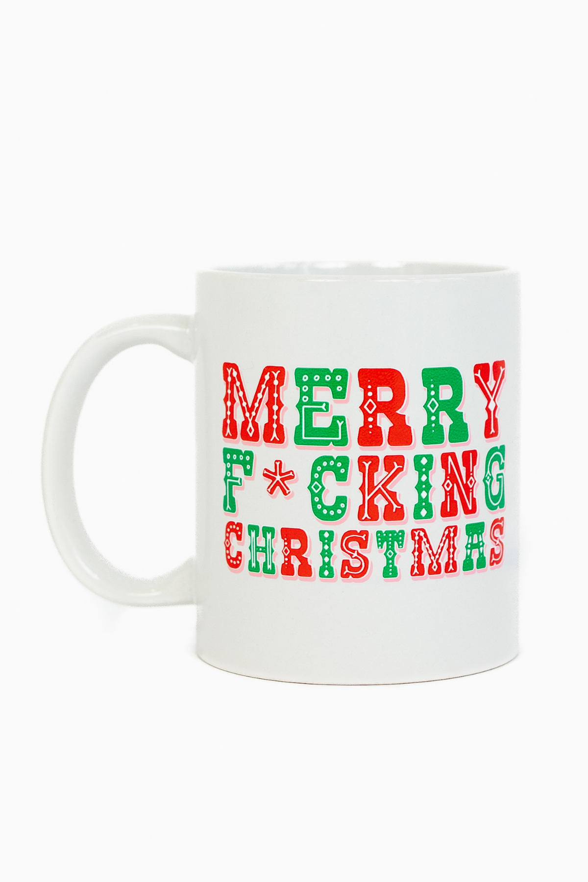 Brightside the Label Merry F*cking Christmas Mug