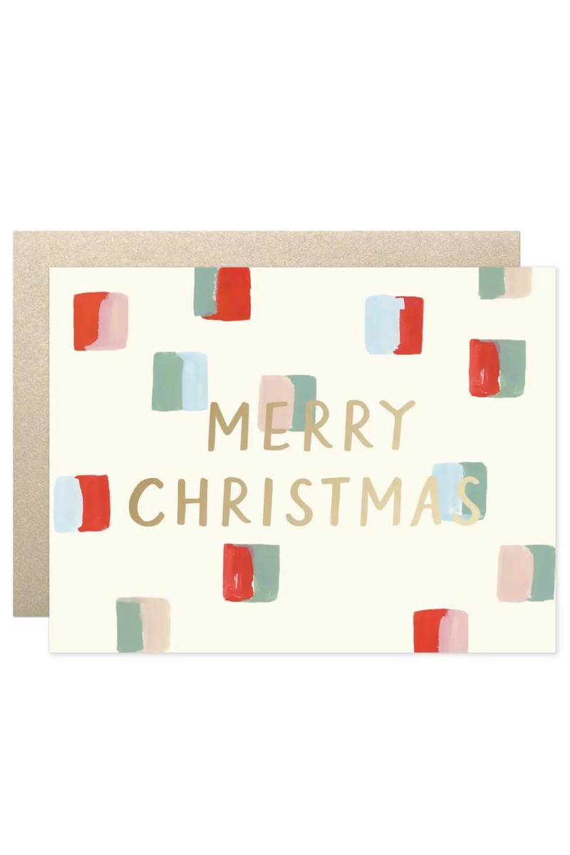 Blocks Merry Christmas Card