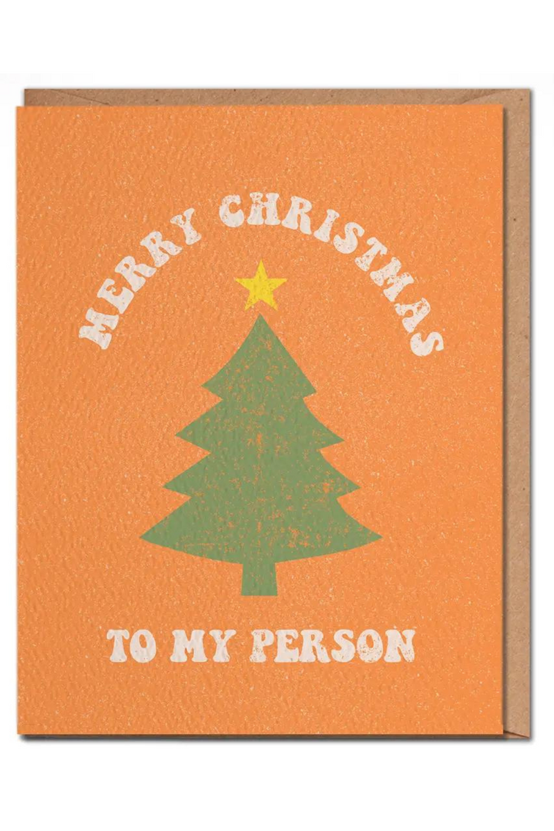 Merry Christmas To My Person Card