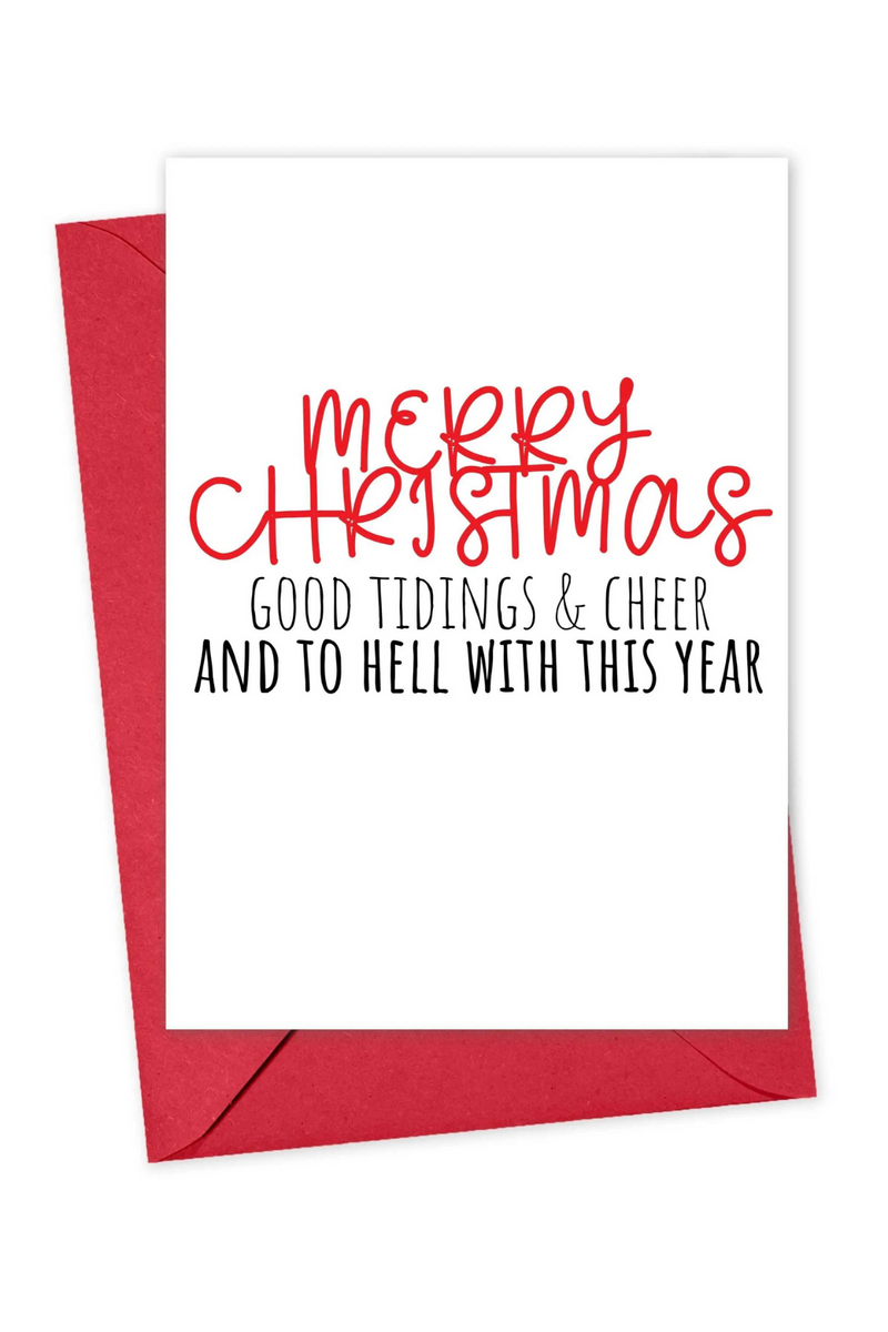 Hell With This Year Funny Merry Christmas Card